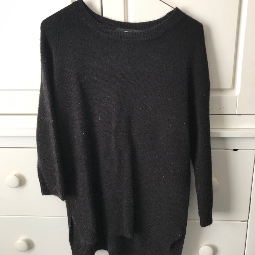 High low sweater
